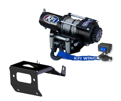 Winch eléctrico KFI A2000 2000lb con kit de montaje