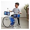 Gear4music Junior Drum Kit 3-Piece Kid Drum Set for Kids Age 5-10 with Snare, Bass, Tom, Cymbal #1