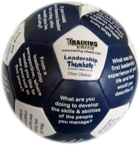 Leadership Thumball - for End of Group Debriefing and Team Building Activities for Work and Therapy (Leadership, 6")