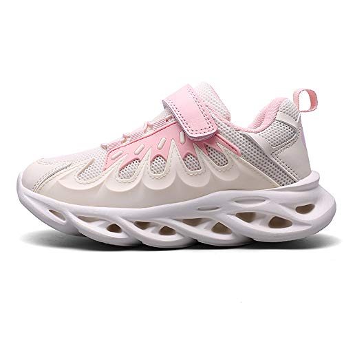 Zapatillas de Deporte Casuales de Moda Zapatillas Deportivas Transpirables para Niños y Niñas(Rosado,26 EU) Cover