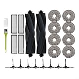 Zeroupshop Kit de 24 pi�ces pour aspirateur Dreame L10s Pro pour GEN3, L10s Plus, L10s Ultra, pour Xiaomi X202, 8 brosses lat�rales, 4 filtres HEPA