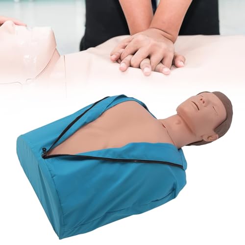 Maniquí de RCP para Adultos de Medio Cuerpo, Modelo de enfermería, simulador simulado de RCP para Entrenamiento de Primeros Auxilios