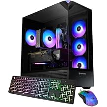 iBUYPOWER Element Gaming PC Desktop Computer Intel Core i9 14900F CPU, NVIDIA GeForce RTX 5070 12GB GPU, 32GB DDR5 RGB 5200MHz RAM, 1TB NVMe SSD, Windows 11 Home, Gamer Keyboard and Mouse - EBI9N5703