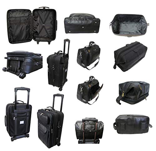 Amerileather Cannon Three Piece Leather Luggage Set (#8803-0) #TOP1