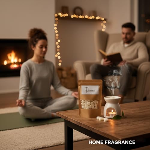 Image of Wax Melts | Organic Soy Wax | Essential Oil Infused | Cinnamon Fragrance | Heart Shape Aroma Melts | Warm Room Freshener | Safe Smoke-Free Scent | 80 GMS