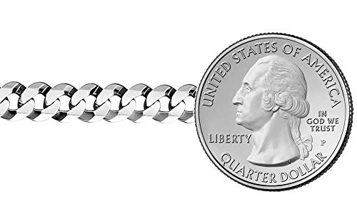 Savlano 925 Sterling Silver Curb Cuban Link Chain Bracelet for Men & Women - Made in Italy Comes With a Gift Box3