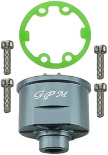 GPM For Traxxas XO-01 Supercar Upgrade Parts Aluminum Front Differential Case - 1Pc Set Gray Silver
