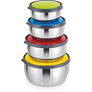 Classic Essentials Stainless Steel Bowl Set, 4-Pieces