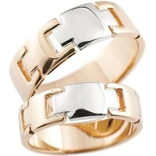 [�A�g���X] 18�� �v���`�i �y�A�����O 2�{�Z�b�g �N���X �_�C�������h �s���N�S�[���hk18 pt900 �R���r �����w�� �}���b�W�����O �\���� �V���v��