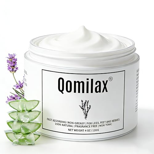 Neuropathy Cream - Magnesium Nerve Relief Lotion - Mama Oasis Lotion for Neuropathy Feet, Hands, Legs Comfort, Includes Magnesium, Aloe Vera, MSM, Soothing Relief, Suitable for All Skin, 4 FL.OZ.