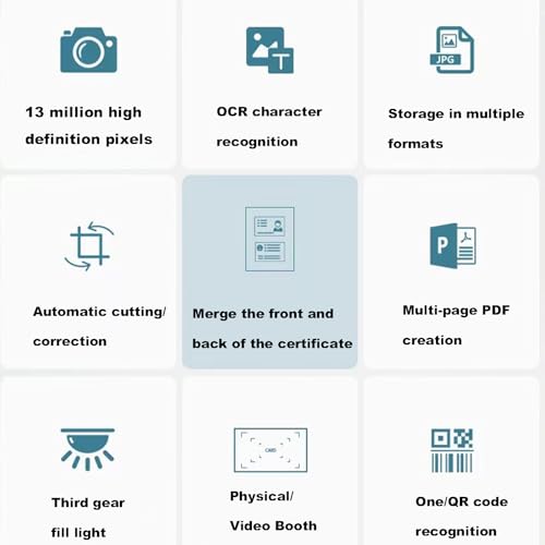 Scanner de documents de livres OCR pour numériser en HD 13MP - 4