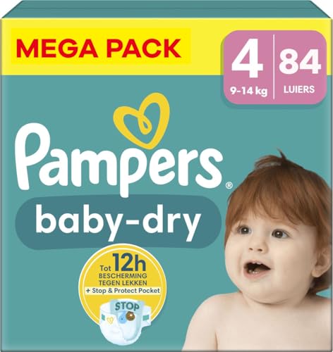 PAMPERS Baby-Dry Size 4 Jumbo+ Pack 84 Nappies