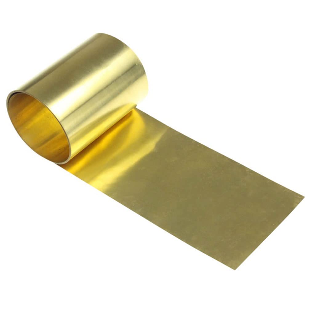 cienka rolka miedziana, Mosiądz cienka folia płyta podkładka przemysłowa spawanie(0.2X100X1000mm)