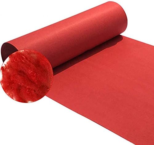 Red Wedding Carpet Runner - Elegant Floor Rugs for Banquets, Festivals, Evening Celebrations, Awards Ceremonies, and Special Events - Premium Quality and Stylish Decor
