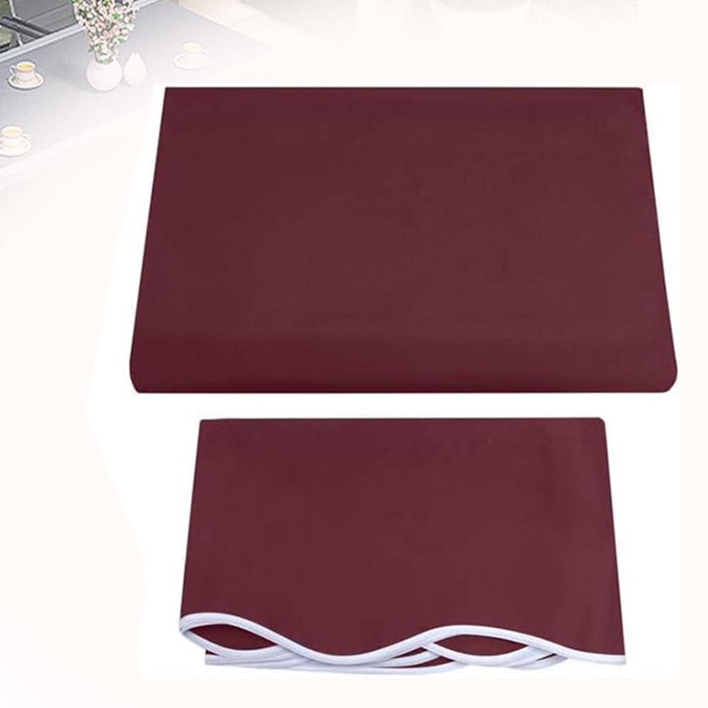 Toile de rechange pour auvent de balcon rouge 3x2 m avec cantonnière
