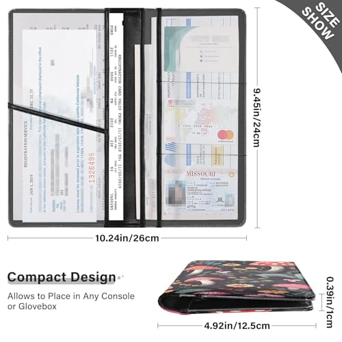Organizador para Documentos de Auto PU miniatura 3