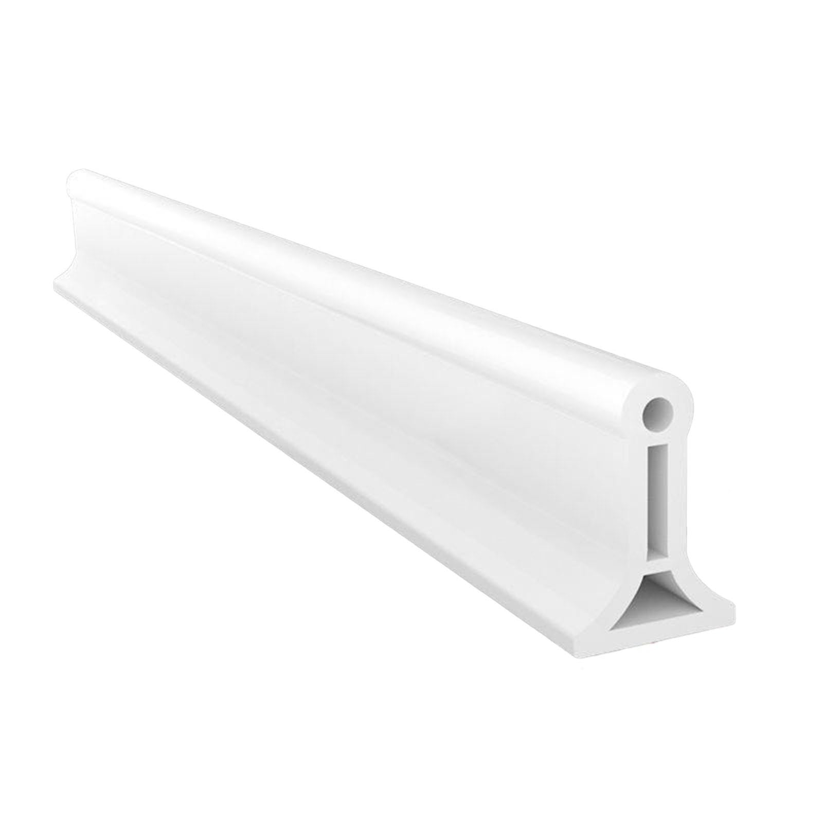 Striscia protettiva per doccia, autoadesiva, curva, listello per doccia, pavimento di bagnato e asciutto, pieghevole, per cucina, WC, vasca da bagno (3 m