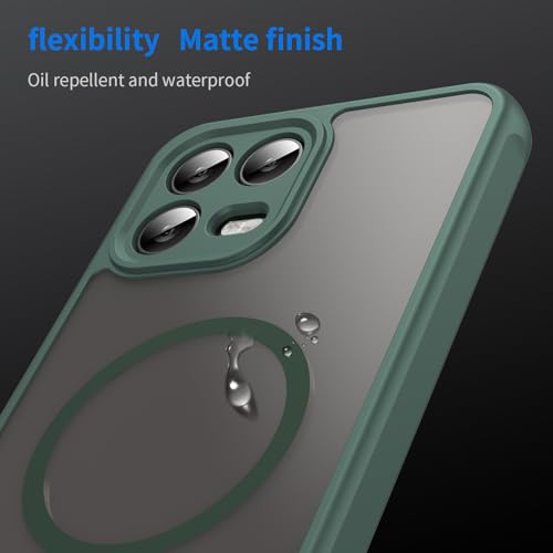 Image of Compatible with T-Mobile Revvl 8 Pro Case Cover,Compatible with MagSafe,Anti-Fall,Compatible with T-Mobile T Phone 3 Pro 5G Cell Protective Phone Case Green