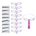 Eyebrow Stencil, 8pcs Eyebrow Template Kit, Reusable Eyebrow Stencil with Handle and Strap, Washable, 3 Minutes Rapidly Makeup for Beginners