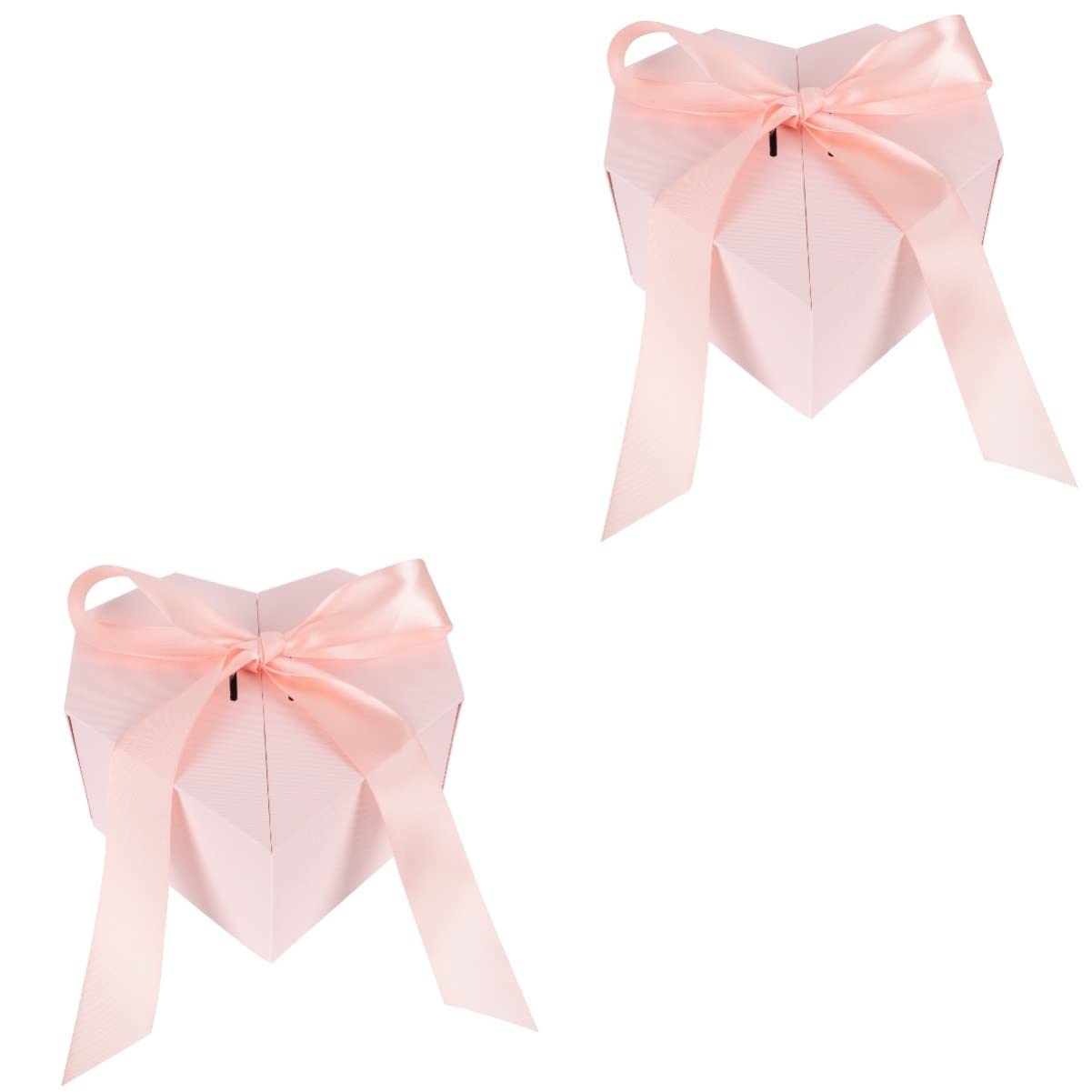 Cabilock 2stücke Herzform Geschenkschachtel Premium Kreative Aufbewahrungsbox Für Hochzeiten Geburtstage Und Valentinstag Romantisches Design Leicht Und Mit Tragetasche