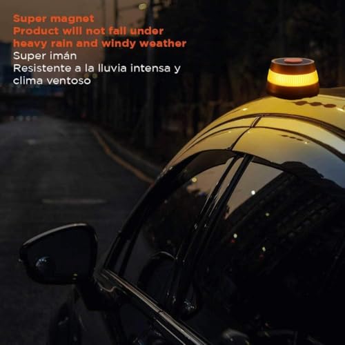 Miniatura 3 de Raypow Pritech Baliza V16 Homologada Dgt Con Geolocalización Iot Luz Emergencia Coche Visible 1 Km 360 Datos Pagados Hasta 2038 Sustituto Oficial Triángulos Ip54 Resistente Agua Y Polvo 1 Ud