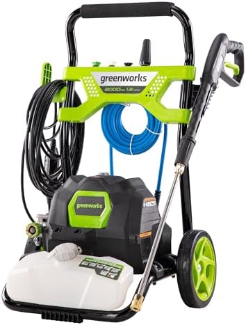 Greenworks 2000 PSI 1.2 GPM Pressure Washer (Open Frame GPW2003) GPW2003