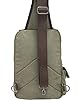 Canvas Crossbody Bag Sling Bag Fahrrad Taschen Sling Rucksack Schulterrucksack with One Strap for Radfahren Wandern Camping (Grau) #3