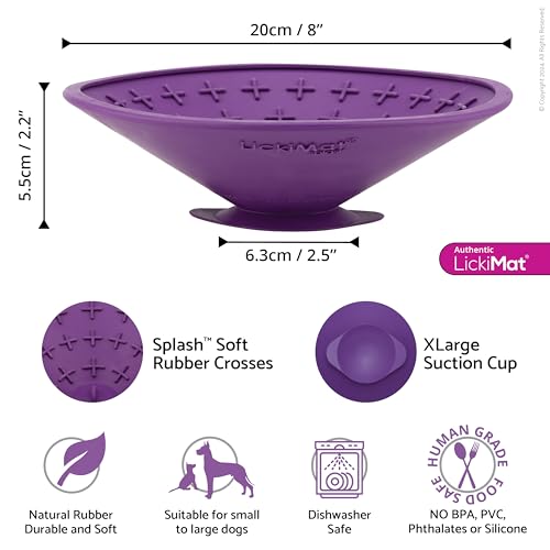 LICKIMAT Industripet Splash Purple