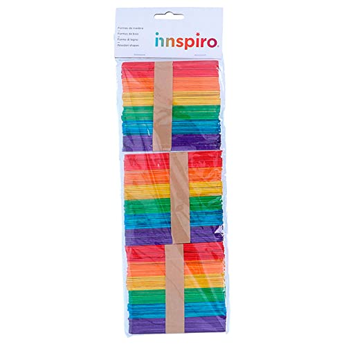 Miniatura 2 de Innspiro Palos De Polo De Madera Estándar Mix Colores 150u. Para Manualidades Diy, Artesanía, Bricolaje, Decorar Y Proyectos Manualidades Infantiles