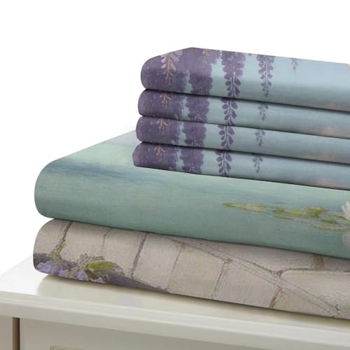 Housse de couette forêt 3D 220x240cm en microfibre respirable