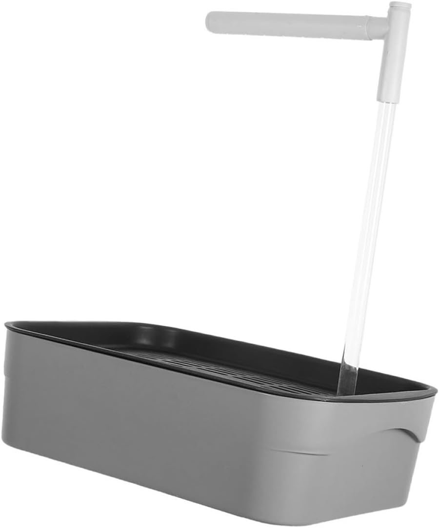 Automatic Bath Tub with Shower Head, Large Parrot Bathtub Water Mixer for Cage, Budgie and Cockatiel Bathing Accessory for Indoor Pet