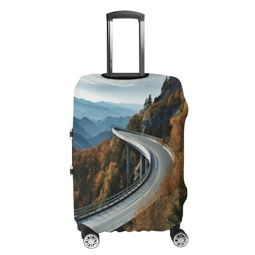 Housse de bagage Parkway Road blanche L en polyester élastique lavable - 4