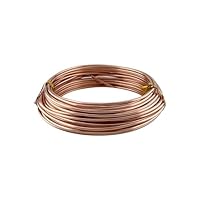 Kupferdraht, 12 Gauge/2mm 32.8ft/10m Reiner weicher Kupferdraht für Schmuckherstellung, mit Spule für DIY, Bildhauerei und Elektrokultur Gartenarbeit