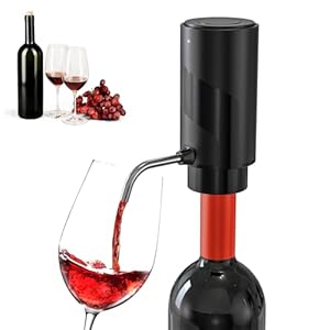 Electric Wine Aerator Pourer with USB Rechargeable, Automatic Wine Bottle Dispenser Machine and Multi-Smart Wine Decanter, Perfect Wine Gifts for Wine Lovers