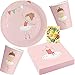 Produktbild HHO Ballerina-Party-Set Little Dancer Partyset 52tlg. für 16 Gäste 16 Teller 16 Becher 20 Servietten