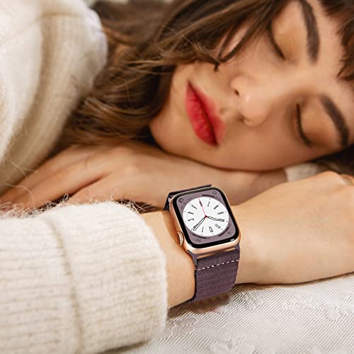 Image of 4 Pack Stretchy Solo Loop Compatible with Apple Watch Bands 38mm 40mm 41mm 42mm 44mm 45mm 46mm 49mm Women Men, Sport Nylon Elastic Straps Wristbands for iWatch Series 11 10 9 8 7 6 5 4 11 Ultra /SE 3 2