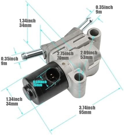 アイドルコントロールバルブ IAC/フィット ホンダアコードプレリュード 1990 1991 1992 1993 1994 1995
