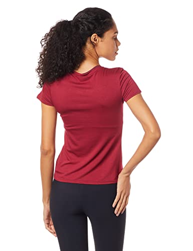 Blusa, Baby Look Decote V, Enfim, Vermelho, M, Feminino