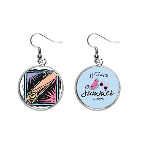 Pendientes de sandía mexicana para lucir en tus tardes de verano