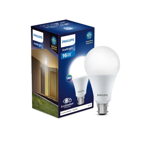 PHILIPS B22D Stellar Bright LED Bulb, 16 Watt (Crystal White)