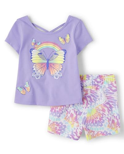 The Children's Place Toddler Short Sleeve Top and Shorts Set