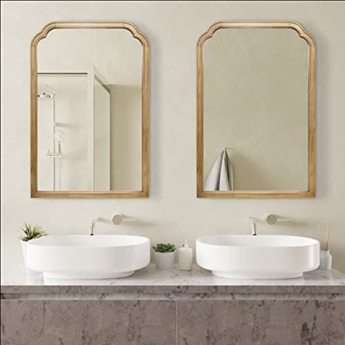 Wallbeyond 345502 Wood Bathroom Mirrors thumb #1