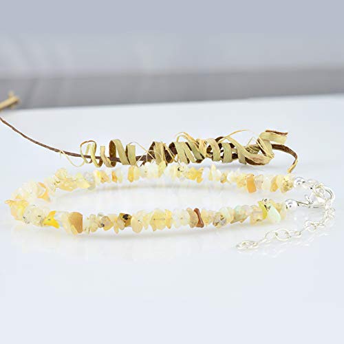 Braccialetto in opale di fuoco 100% naturale