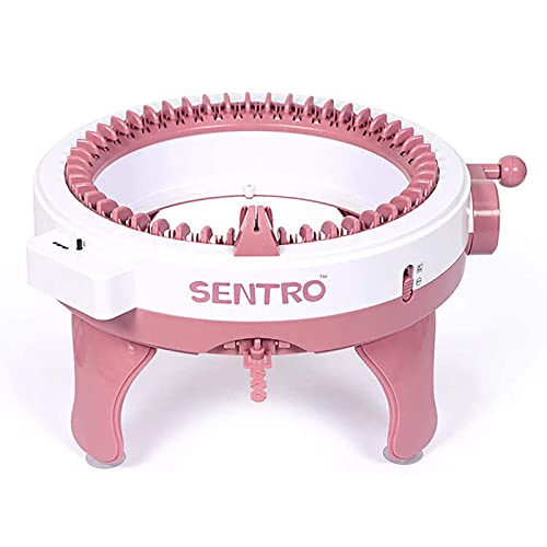 SENTRO Knitting Machine 48 Needles, Smart with Row Counter Knitting Board Rotary Double Loom Knitting Machine for Scarf Sock Hats, DIY Educational Toy, Good for Adult and Young Kids, Gift for Girls