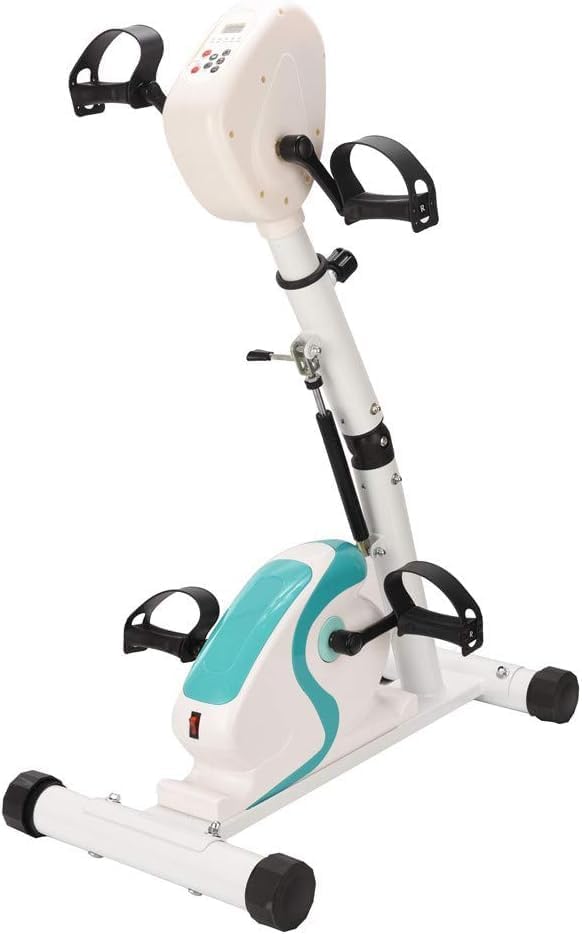 SOBO Electric Pedal Mini Rehabilitation Machine Effective Exercise Rehab Bike Trainer Exerciser, Cycle Arm Leg Pedal Exerciser, Adjustable Stroke Resistance