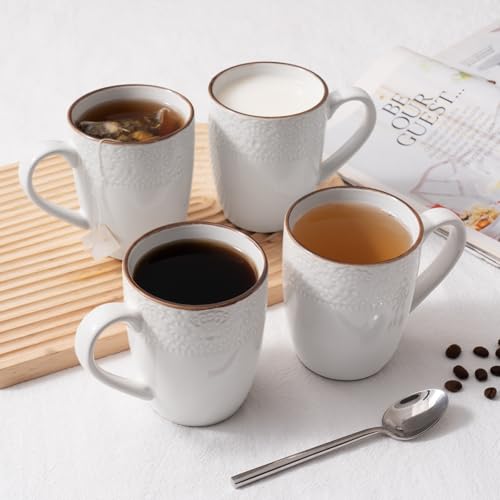famiware Eden Coffee Mugs Sets of 6, 12 oz Ceramic Stoneware Mug Cup Set by famiware - Used condition - Image 2