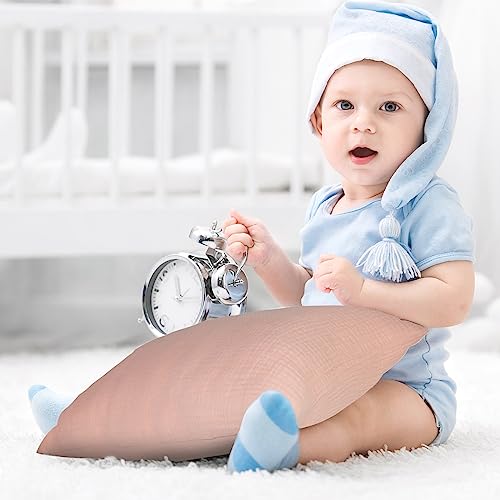 Image of Organic Cotton Muslin Mini Pillowcases with Envelope Design,2 Pack Ultra Breathable Kids Toddler Pillowcases for Boys and Girls- 13 x 18 inches (Coral)