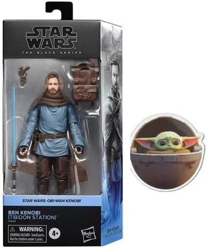 Star was The Black Series OBI Wan Kenobi Andor Series Colección de figuras de acción articuladas prémium Ben Kenobi (estación Tibidon) + calcomanía