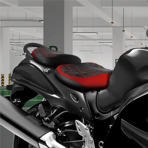 Asiento de pasajero y piloto para Hayabusa GSX1300R que elimina el dolor en viajes 6