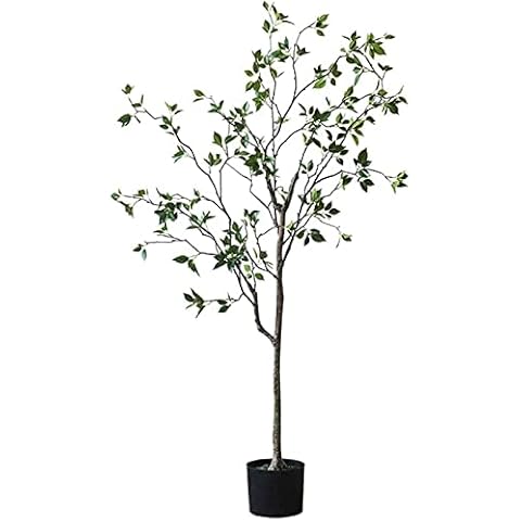 Artificial Tree In Plastic Pot Cover